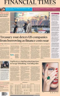 Financial Times – Treasury rout deters US companies from borrowing as finance costs soar 