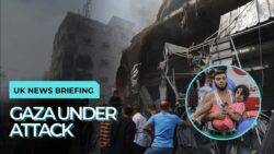 Video – Israel kills hundreds of Palestinians in Gaza with air strikes