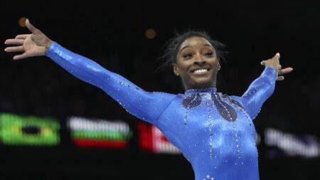 Simone Biles crowned all-around world champion for a record sixth time