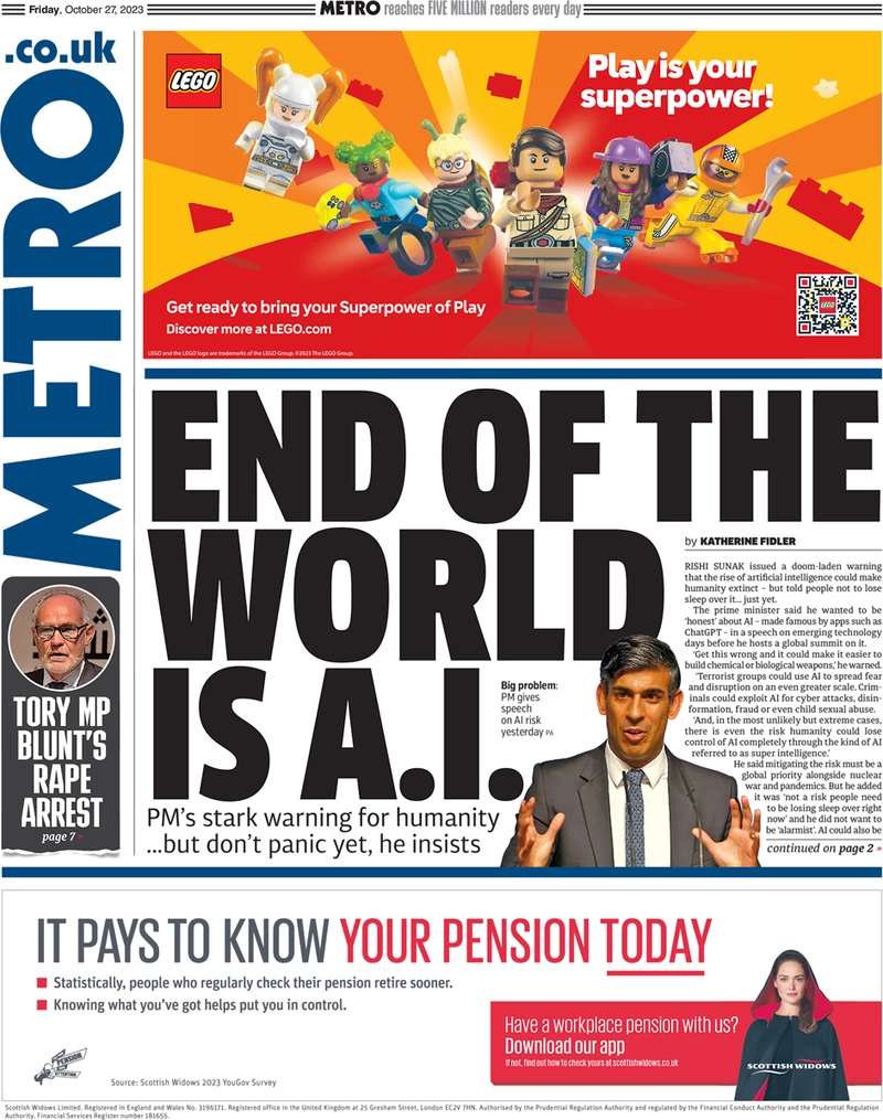 Metro - End of the world is AI