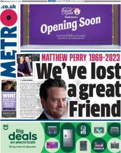 Metro – Matthew Perry 1969-2023: We’ve lost a great friend 