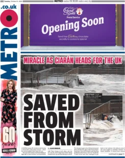 Metro – Saved from storm 
