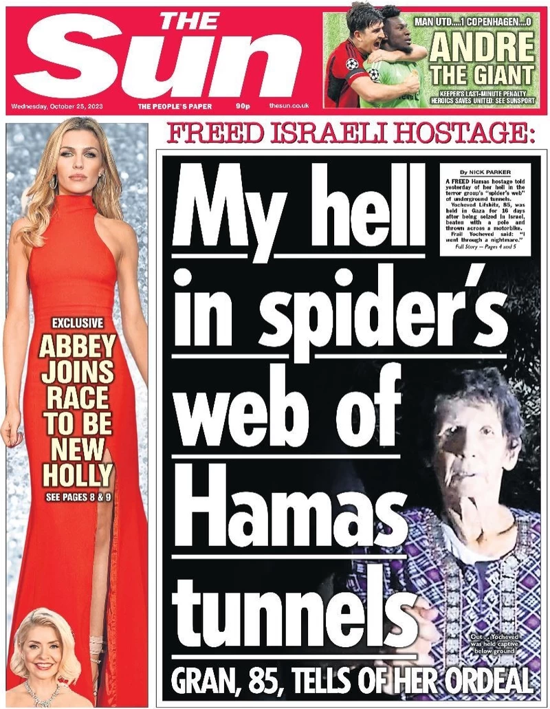 The Sun - My hell in spider-web of Hamas tunnels 