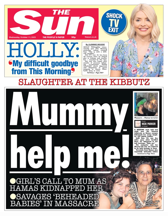 The Sun- Mummy Help Me