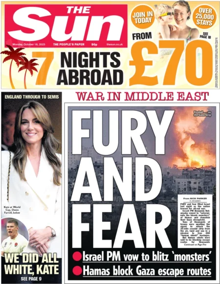 The Sun - Fury and Fear