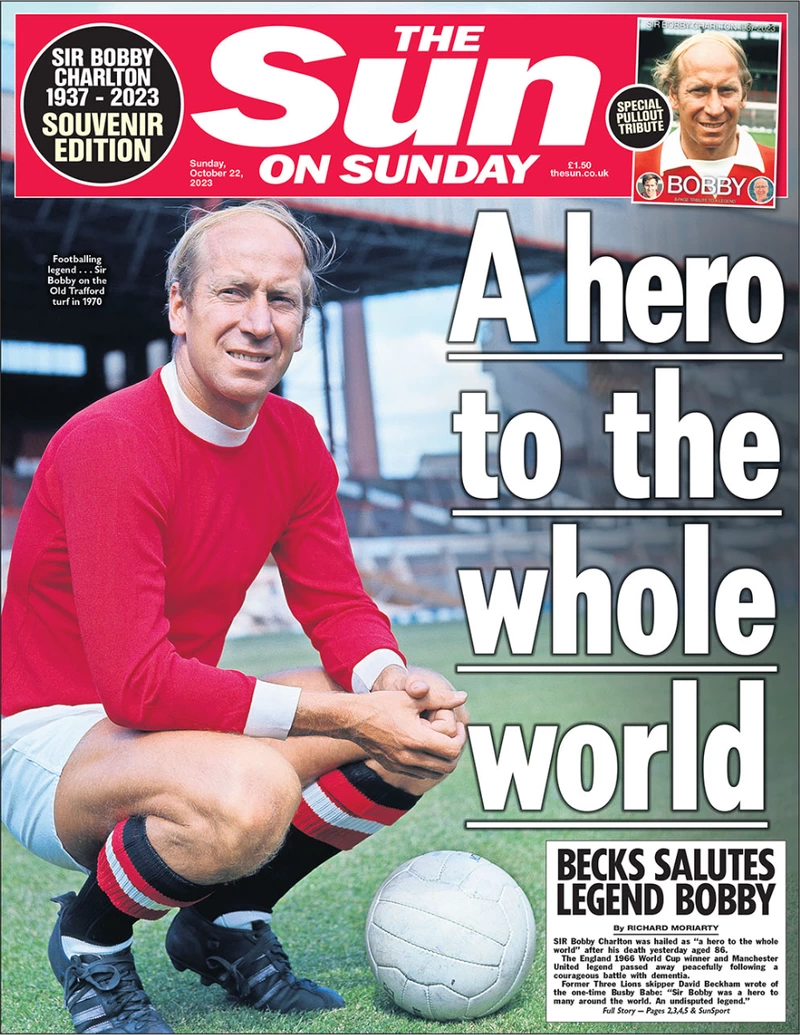 The Sun on Sunday - A hero to the whole world