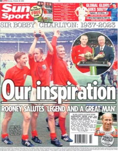 Sun Sport – Sir Bobby Charlton – Our hero 