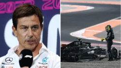 Mercedes boss breaks silence on Lewis Hamilton’s ‘frustrating’ crash with George Russell
