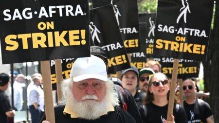 Hollywood actors’ union Sag-Aftra agrees tentative deal to end four-month strike