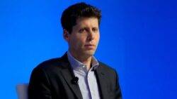Former OpenAI boss Sam Altman pictured at firm's HQ amid reports of return