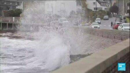 France issues alerts for strong winds, possible flooding from Storm Ciaran