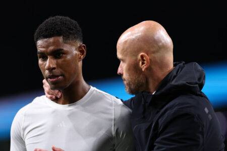 ‘He will be back on track’ – Erik ten Hag issues defiant response to Marcus Rashford criticism