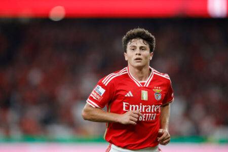 Manchester United send scouts to watch Benfica teenager Joao Neves