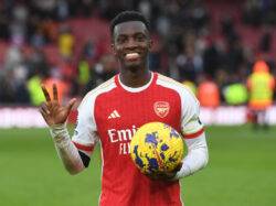 Eddie Nketiah facing uncertain Arsenal future as Mikel Arteta prioritises new striker in transfer market