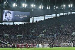 Tottenham and Aston Villa pay tribute to Terry Venables ahead of kick-off as Ange Postecoglou hails the ‘best coach, manager and tactician’