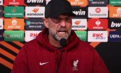 ‘Wow!’ – Jurgen Klopp fumes at noisy press conference after Liverpool lose in Toulouse