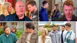 12 soap spoiler pictures: EastEnders secret exposed, Coronation Street Daisy and Ryan caught out, Emmerdale baby drama, Hollyoaks arrest