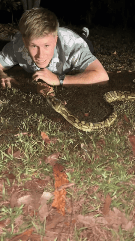 TV star shares shocking moment feisty snake lunged for their face