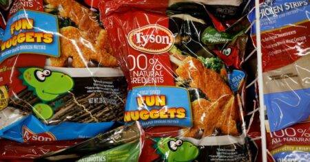 Tyson recalls 30,000 pounds of dinosaur chicken nuggets after metal pieces found