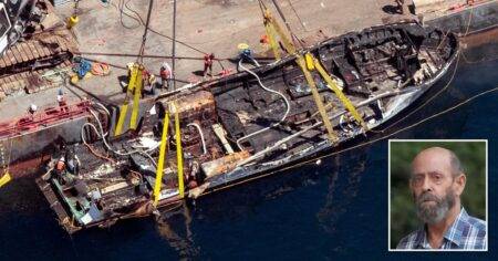 Dive boat captain abandoned ship and neglected fire that killed 34 trapped on board