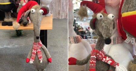 Festive rats are the new gonks when it comes to Christmas decorating