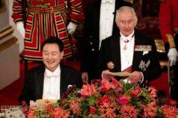 K-pop stars and Gangnam Style jokes: Inside the King’s grand state banquet