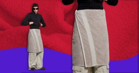 Celeb-loved fashion brand roasted for £740 towel skirt