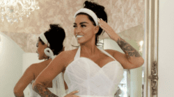 Katie Price beams as she tries on wedding dresses amid plans to ‘elope’ with Carl Woods