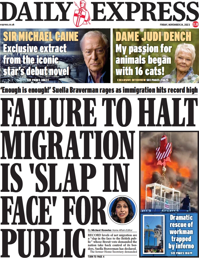 Daily Express - Failure to halt migration is ‘slap in the face’ for public 