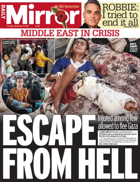 Daily Mirror - Escape from hell 