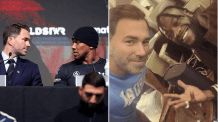 Deontay Wilder says there is only ‘one thing’ stopping Anthony Joshua fight after burying the hatchet with Eddie Hearn