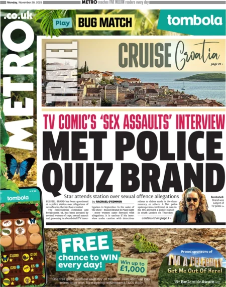 Metro - Met Police Quiz Brand 