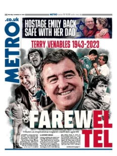 Metro – Terry Venables 1943-2023: Farewell Tel 