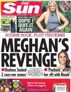 The Sun – Meghan’s Revenge 