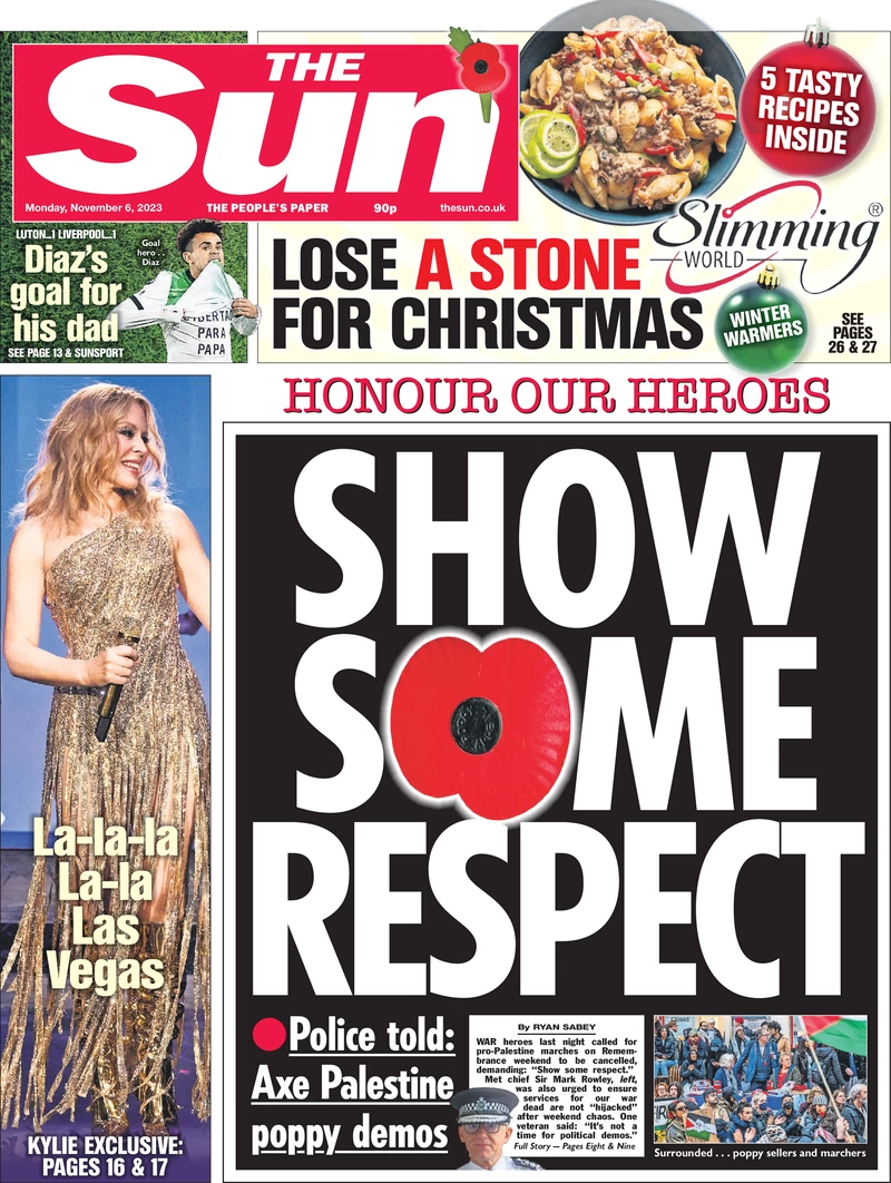 The Sun - Show some respect  