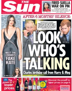 The Sun – Look who’s talking 