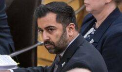 Humza Yousaf rages at Rishi Sunak’s immigration plans in furious FMQs rant