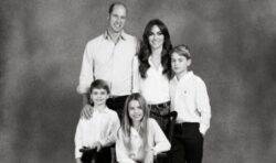 Royal Family spark concern over missing item in Prince William and Kate’s Christmas card