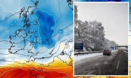 UK snow latest: New maps show Britain blitzed by snow storm chaos in matter of days