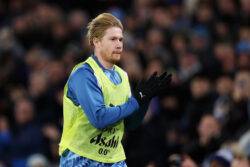 Manchester City star Kevin De Bruyne out of Belgium fixtures with groin injury
