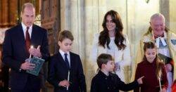 George, Charlotte and Louis join William and Kate at Christmas carol service