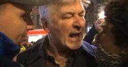 Alec Baldwin’s furious exchange at pro-Palestinian rally caught on camera