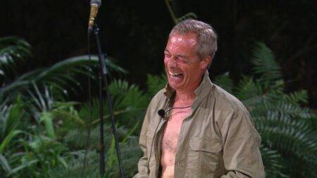 I’m A Celebrity viewers beg Nigel Farage to cover up after stripping down again