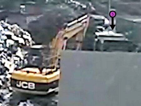 CCTV caught final moments of man who fell into industrial shredder at work