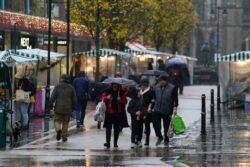 Dry weather to provide some respite as Storm Fergus heads away from UK