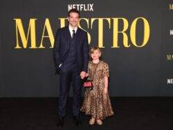 Bradley Cooper’s daughter Lea, 6, steals the show as she makes red carpet debut with daddy