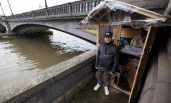 Homeless man vows to remain in £300 wooden shack he built in pricey London area