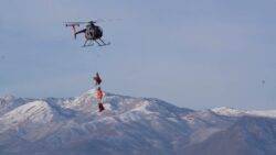 Deer resembling Santa’s flying reindeer spotted soaring through US skies