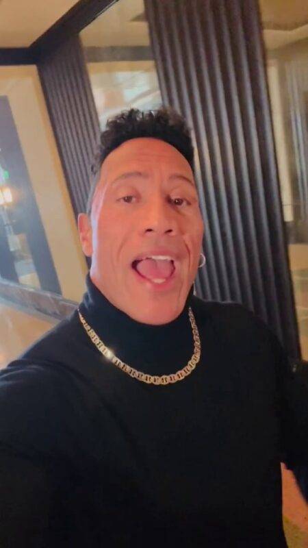 Dwayne ‘The Rock’ Johnson recreates his own iconic 90s meme and nails it