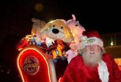Santa pelted with eggs while delivering festive cheer over Christmas